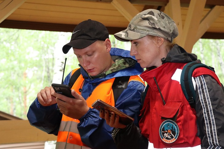 Волонтеры спасательных отрядов. Фото организаторов