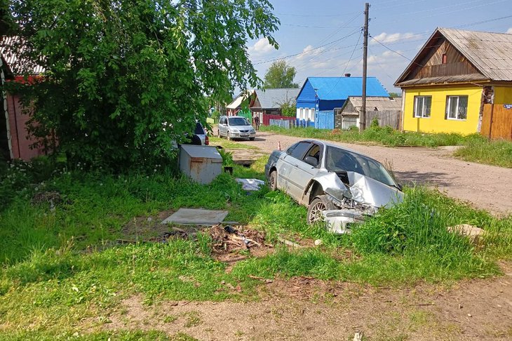 Авария в Тайшете. Фото ГУ МВД России по Иркутской области