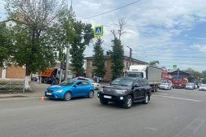 ДТП на улице Баррикад 22 июня. Фото ГИБДД Иркутска