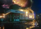 Пожар в Усть-Илимске. Фото ГУ МЧС России по Иркутской области