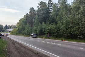 ДТП в поселке Березовый 23 июня. Фото ГИБДД Иркутска
