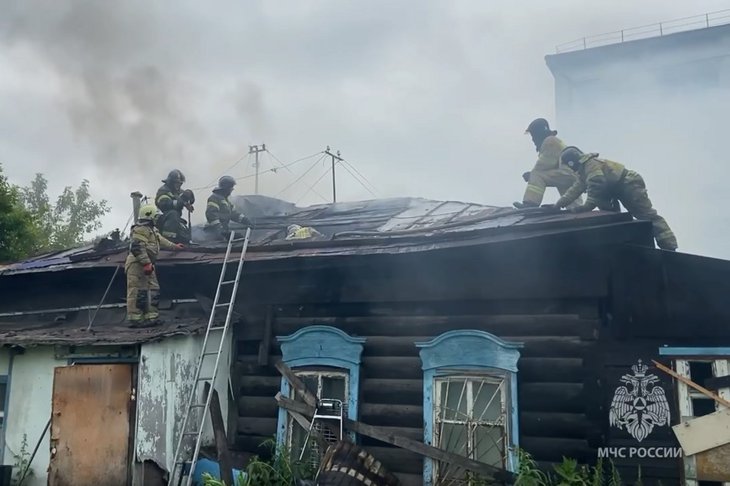 Скриншот видео пресс-службы ГУ МЧС России по Иркутской области
