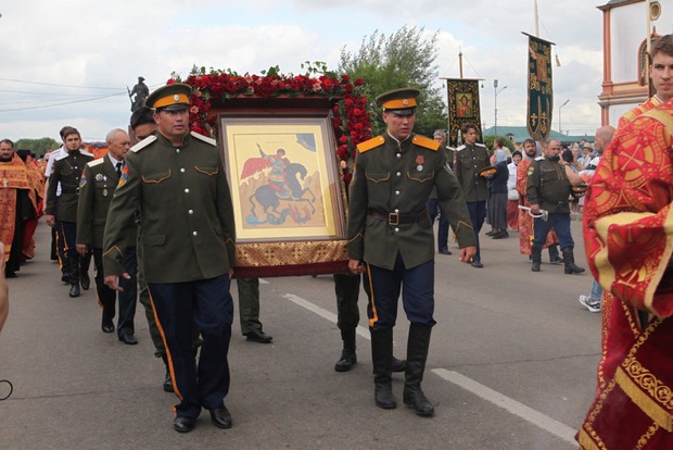 Крестный ход. Фото пресс-службы администрации Иркутска