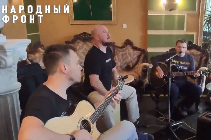 Скриншот видео из телеграм-канала Народного фронта Иркутской области
