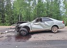 Авария в Усть-Кутском районе. Фото ГУ МВД России по Иркутской области