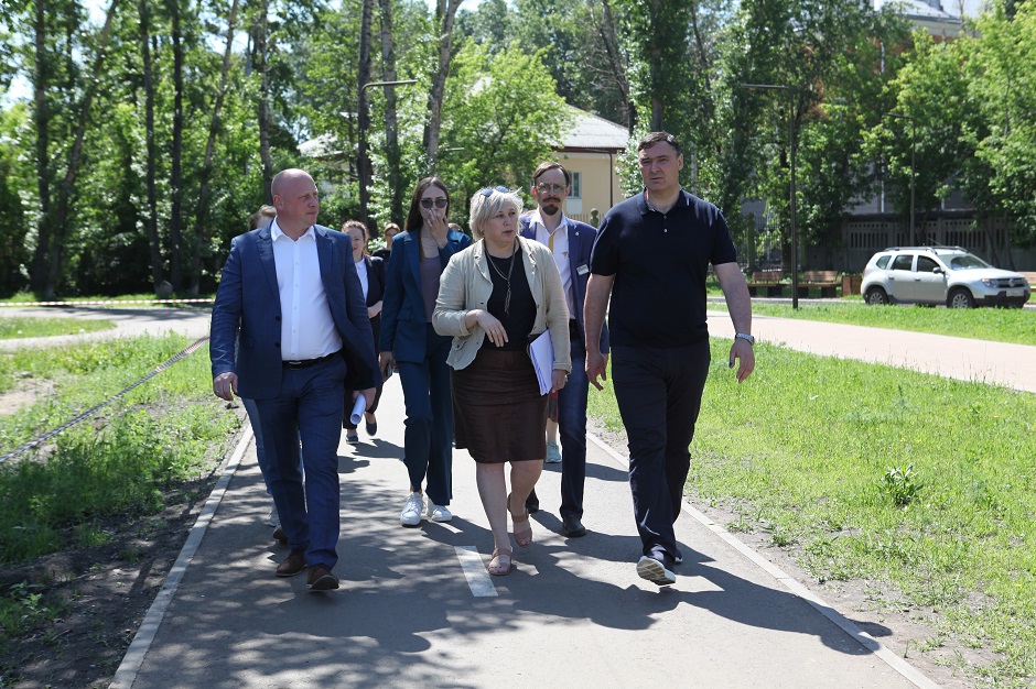 Рабочий выезд в парк «Комсомольский»