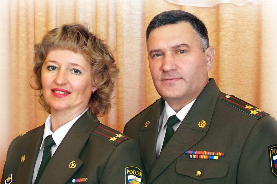 Андрей Маслов с супругой