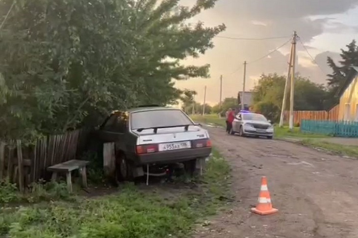 Место аварии. Фото пресс-службы ГУ МВД России по Иркутской области