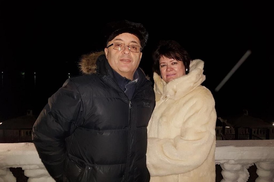 Ольга Носенко с супругом