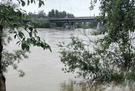 Река Китой. Фото очевидцев из соцсетей