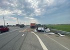 Место аварии. Фото пресс-службы ГУ МВД России по Иркутской области