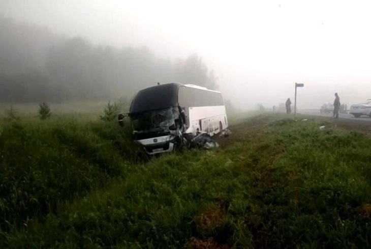 Авария в Нижнеудинском районе. Скриншот видео ГУ МВД России по Иркутской области