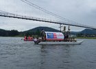 Крестный ход-сплав в 2022 году. Фото со страницы руководителя комиссии по культуре Иркутской епархии Павла Телегина «ВКонтакте»