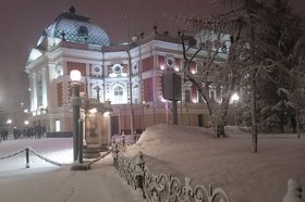 Снегопад в апреле. Фото подписчика IRK.ru