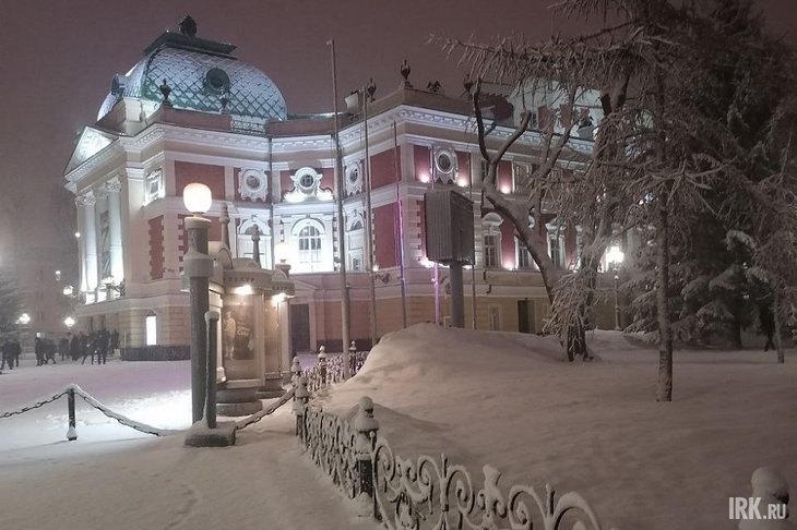 Снегопад в апреле. Фото подписчика IRK.ru
