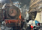 Последствия пожара. Фото пресс-службы ГУ МЧС России по Иркутской области