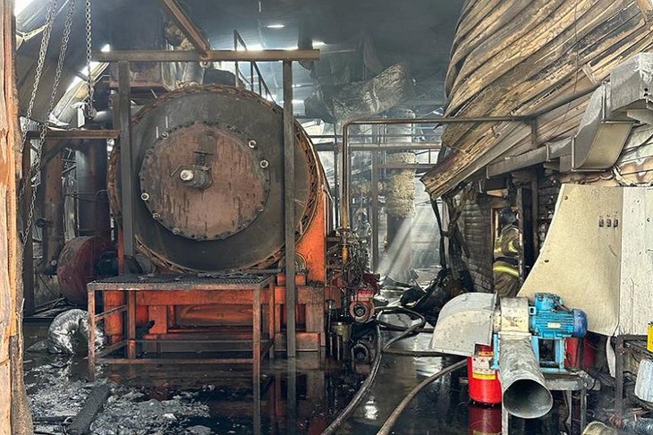 Последствия пожара. Фото пресс-службы ГУ МЧС России по Иркутской области