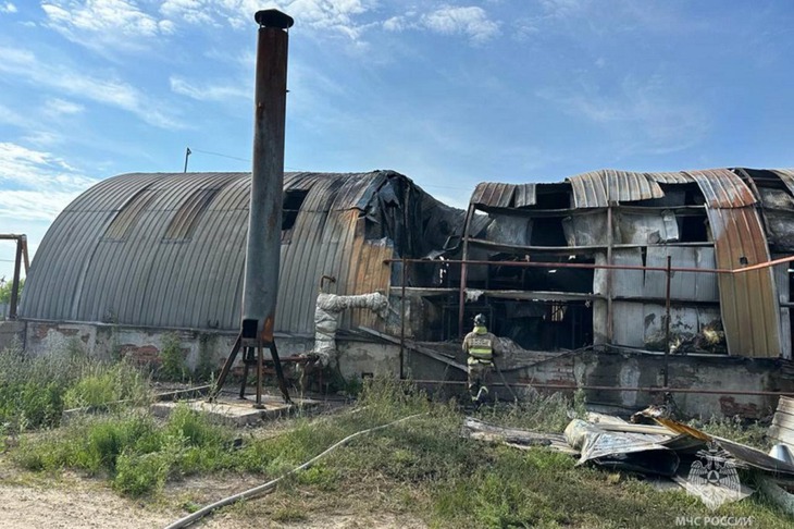 Последствия пожара. Фото пресс-службы ГУ МЧС России по Иркутской области