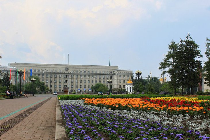 Здание правительства Иркутской области. Фото Маргариты Романовой, IRK.ru