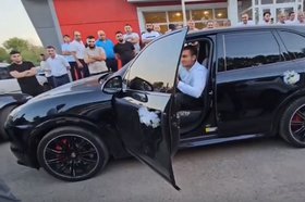 Автомобиль. Скриншот видео пресс-службы ГУ МВД России по Иркутской области