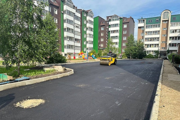 Благоустройство придомовых территорий в Ленинском округе