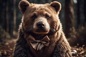 Медведь. Изображение предоставлено ПАО Сбербанк