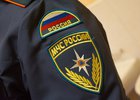 Шеврон сотрудника МЧС. Фото Маргариты Романовой, IRK.ru