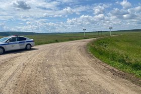 Место аварии. Фото пресс-службы ГУ МВД России по Иркутской области