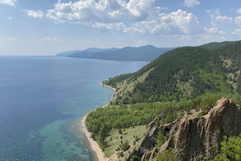 Гора скрипер на Байкале