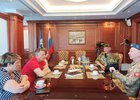 Встреча с военнослужащими. Фото пресс-службы правительства Иркутской области