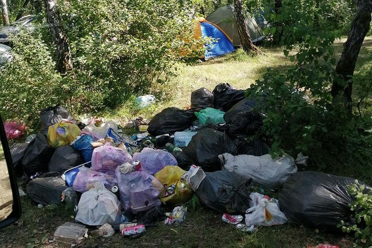 Свалка. Фото из телеграм-канала Народного фронта Иркутской области