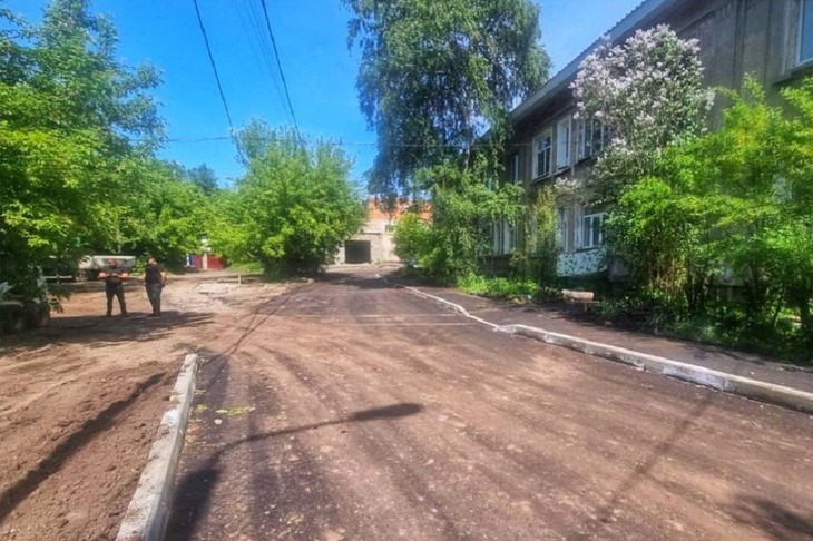 Улица Радищева, 67/5 после ремонта.Фото пресс-службы администрации города