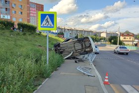 Авария в Топкинском 24 июля. Фото ГИБДД Иркутска