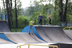 Скейт-площадка в парке  Комсомольский. Фото пресс-службы администрации Иркутска