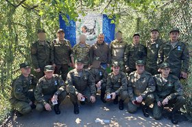Встреча губернатора с военнослужащими в зоне СВО. Фото пресс-службы правительства Иркутской области