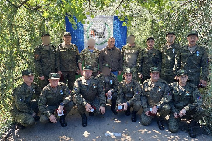 Встреча губернатора с военнослужащими в зоне СВО. Фото пресс-службы правительства Иркутской области