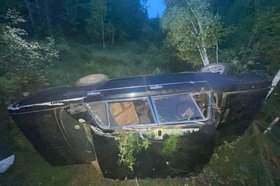 Авария в Братском районе. Фото ГУ МВД России по Иркутской области