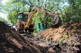 Работы в Кировске. Фото из телеграм-канала правительства Иркутской области