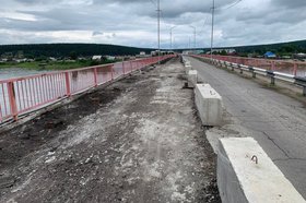 Мост в Усольском районе. Фото пресс-службы правительства Иркутской области