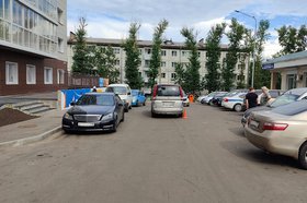 ДТП в микрорайоне Юбилейный 25 июля. Фото ГИБДД Иркутска