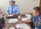 Заседание федерального штаба по тушению лесных пожаров Рослесхоза. Фото пресс-службы правительства региона