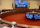 Заседание КЧС. Фото пресс-службы правительства Иркутской области