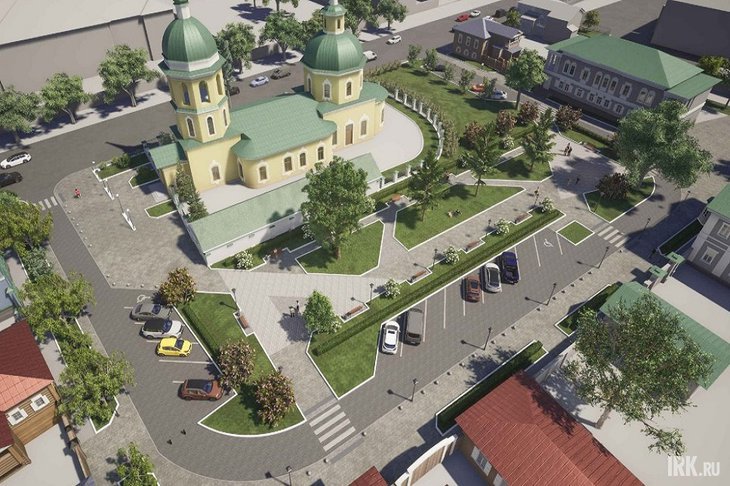 Проект сквера