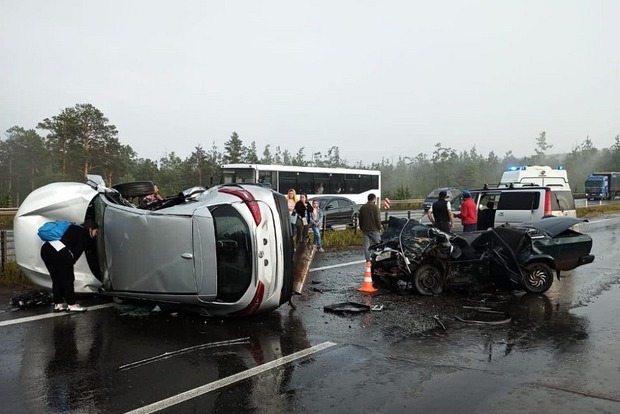 ДТП в Братске 8 августа. Фото ГИБДД Иркутской области