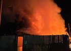 Пожар в Усть-Куте. Фото пресс-службы ГУ МЧС России по Иркутской области