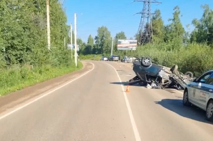 ДТП на Мельничном тракте. Скриншот видео очевидцев