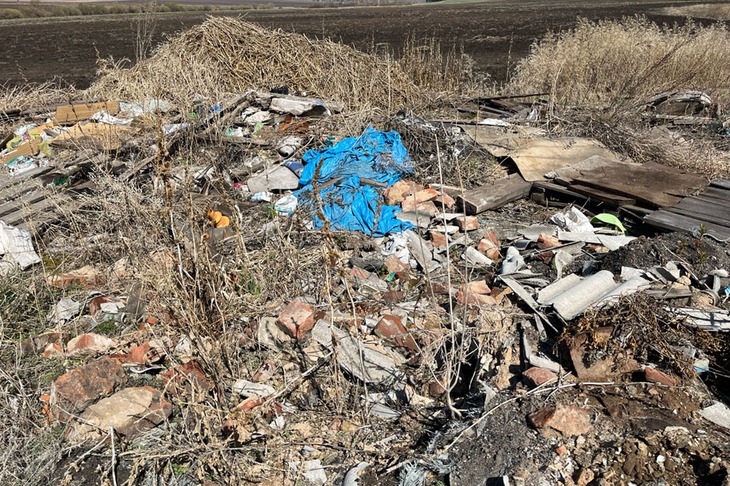 Свалка в Хомутово. Фото регионального управления Россельхознадзора