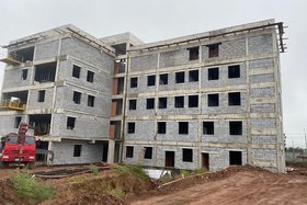 Строительство поликлиники в Качуге. Фото с сайта правительства Иркутской области