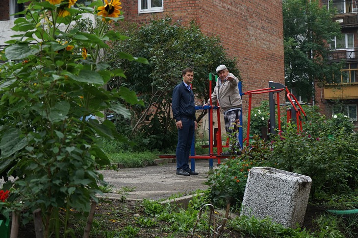 Благоустройство в округе №10. Фото пресс-службы думы города Иркутска