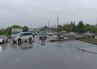 ДТП на объездной дороге Ново-Ленино 16 августа. Фото ГИБДД Иркутска